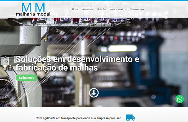 CRIAÇÃO DE SITE EM AMERICANA – MALHARIA MODAL